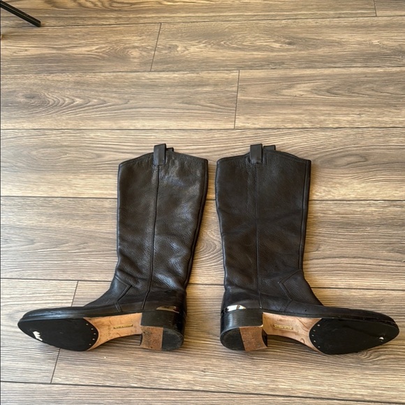 Louise et Cie Zada Black Leather Tall Knee
High Riding Boots Women's Size 7.5 - Picture 2 of 16